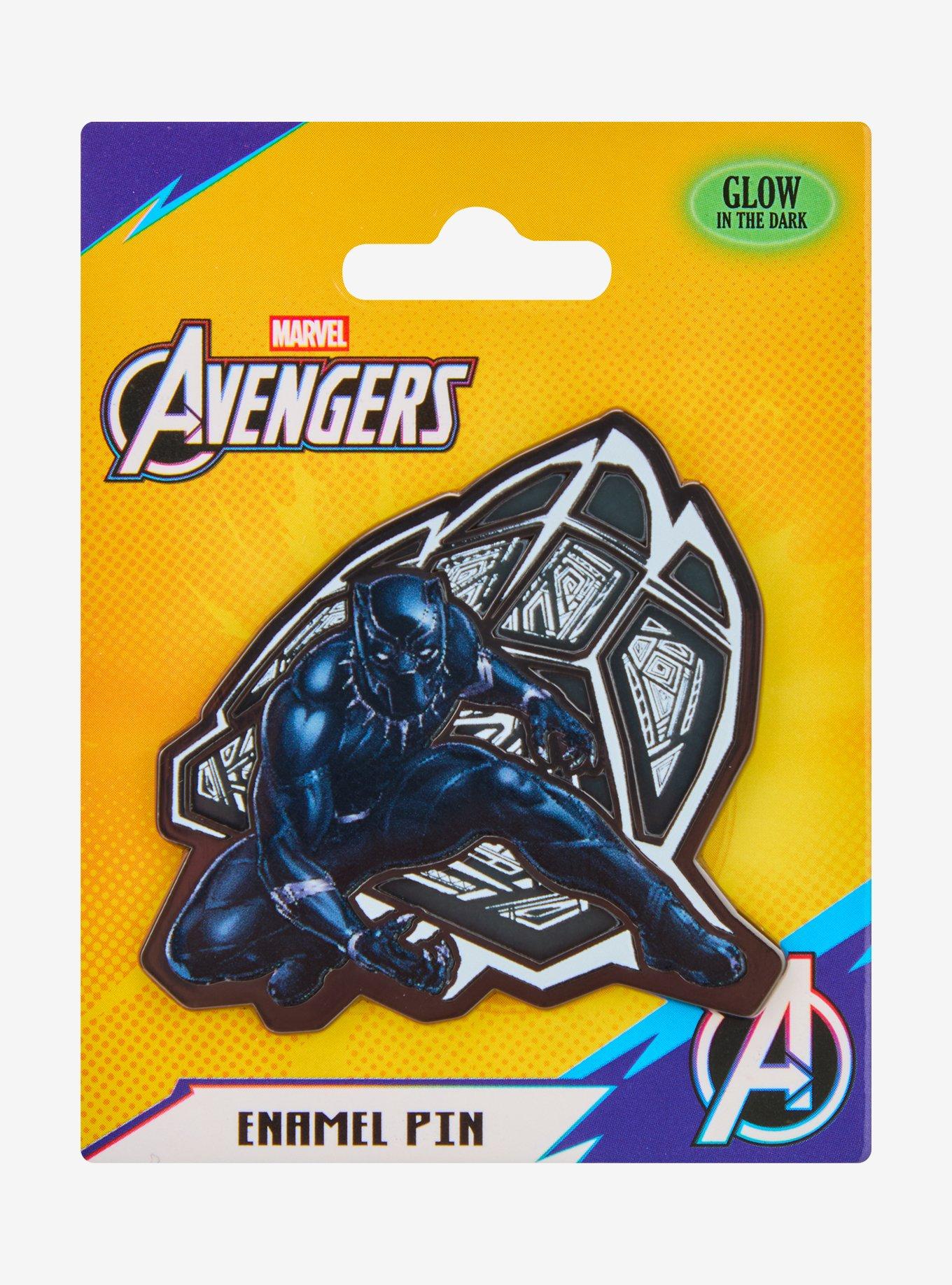 Marvel Black Panther Glow-in-the-Dark Enamel Pin - BoxLunch Exclusive