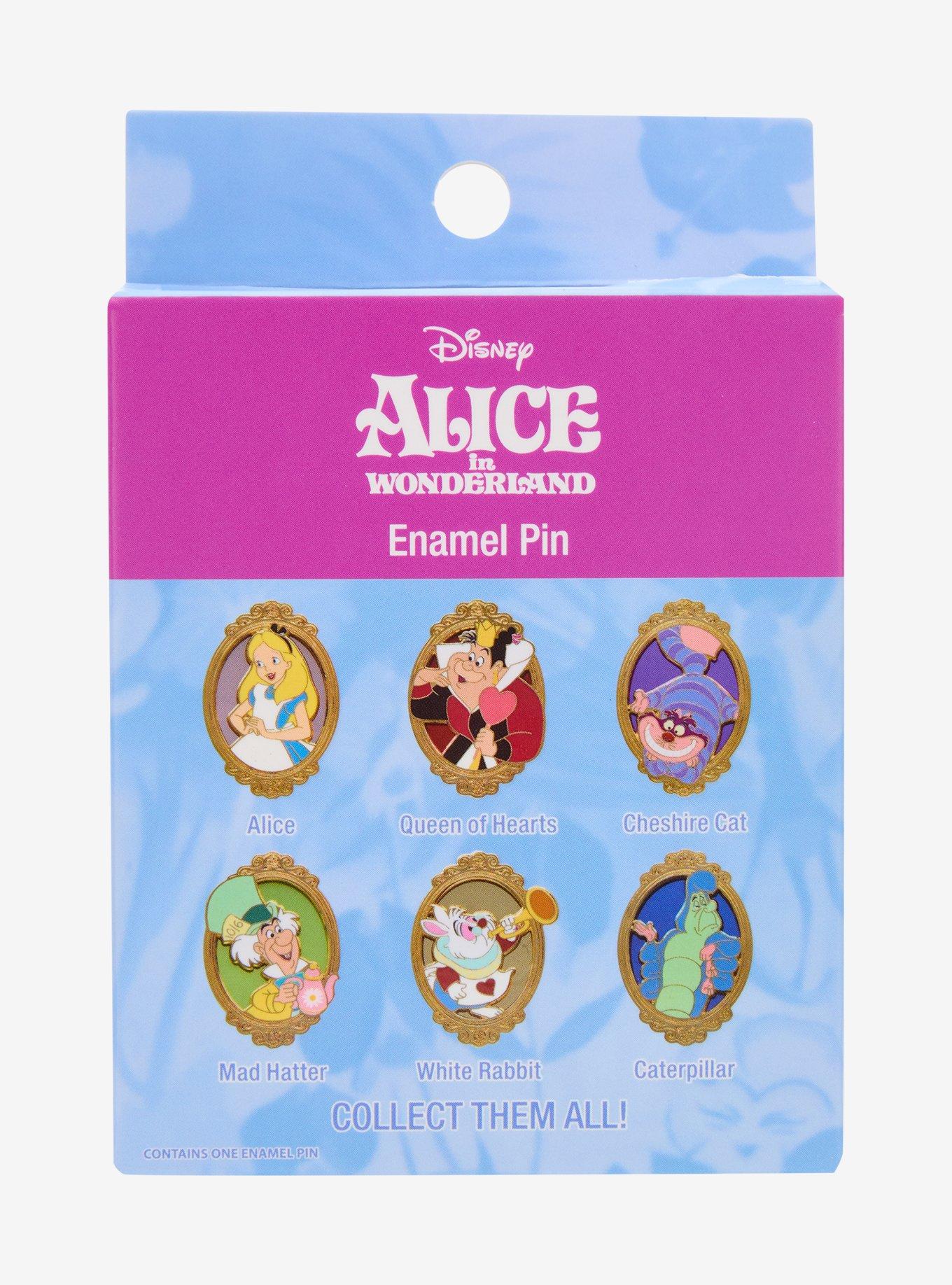 Disney Alice in Wonderland Character Stained Glass Portrait Blind Box Enamel Pin - BoxLunch Exclusive