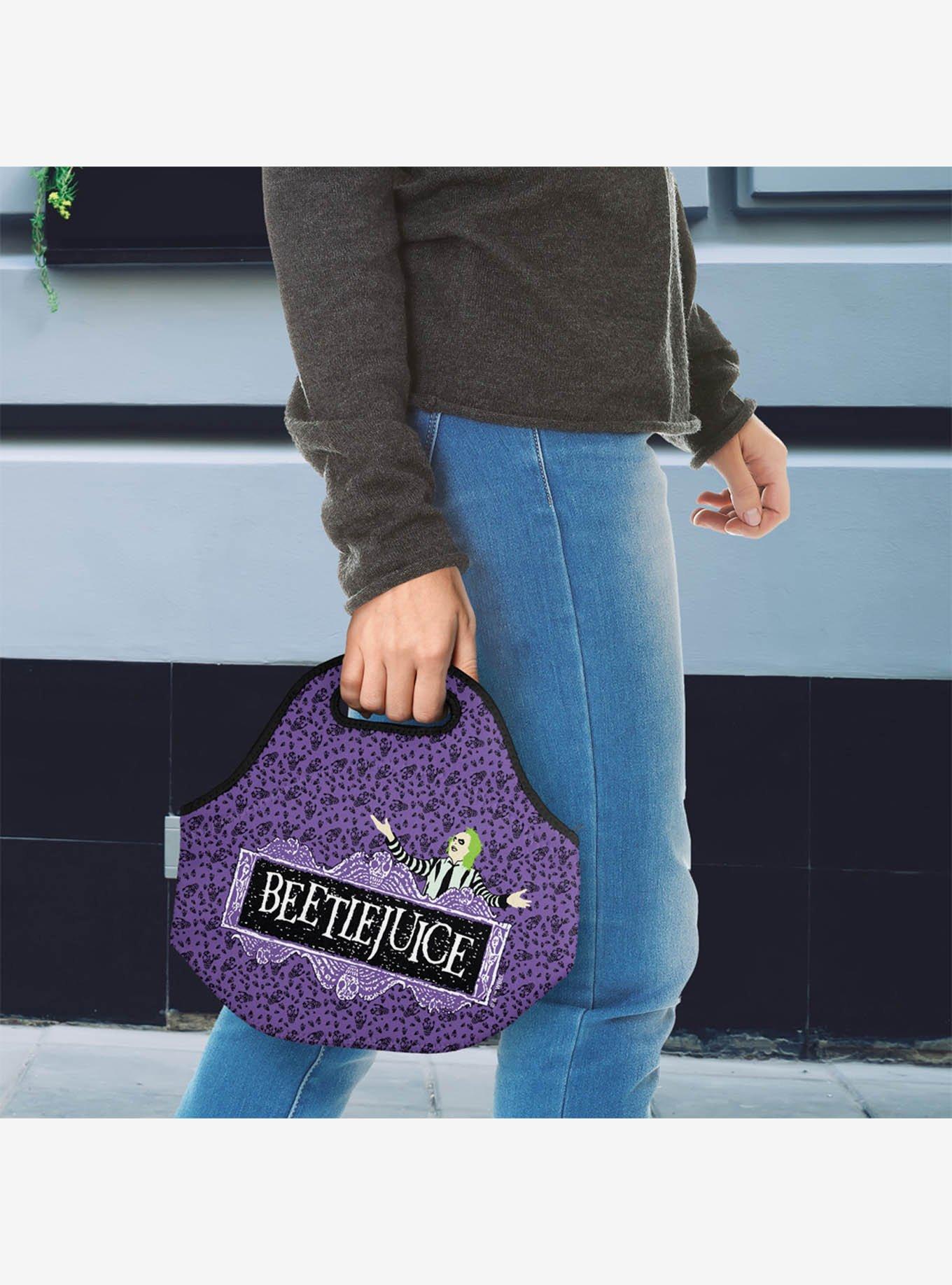 Beetlejuice Logo Soft Neoprene Lunch Bag, , alternate