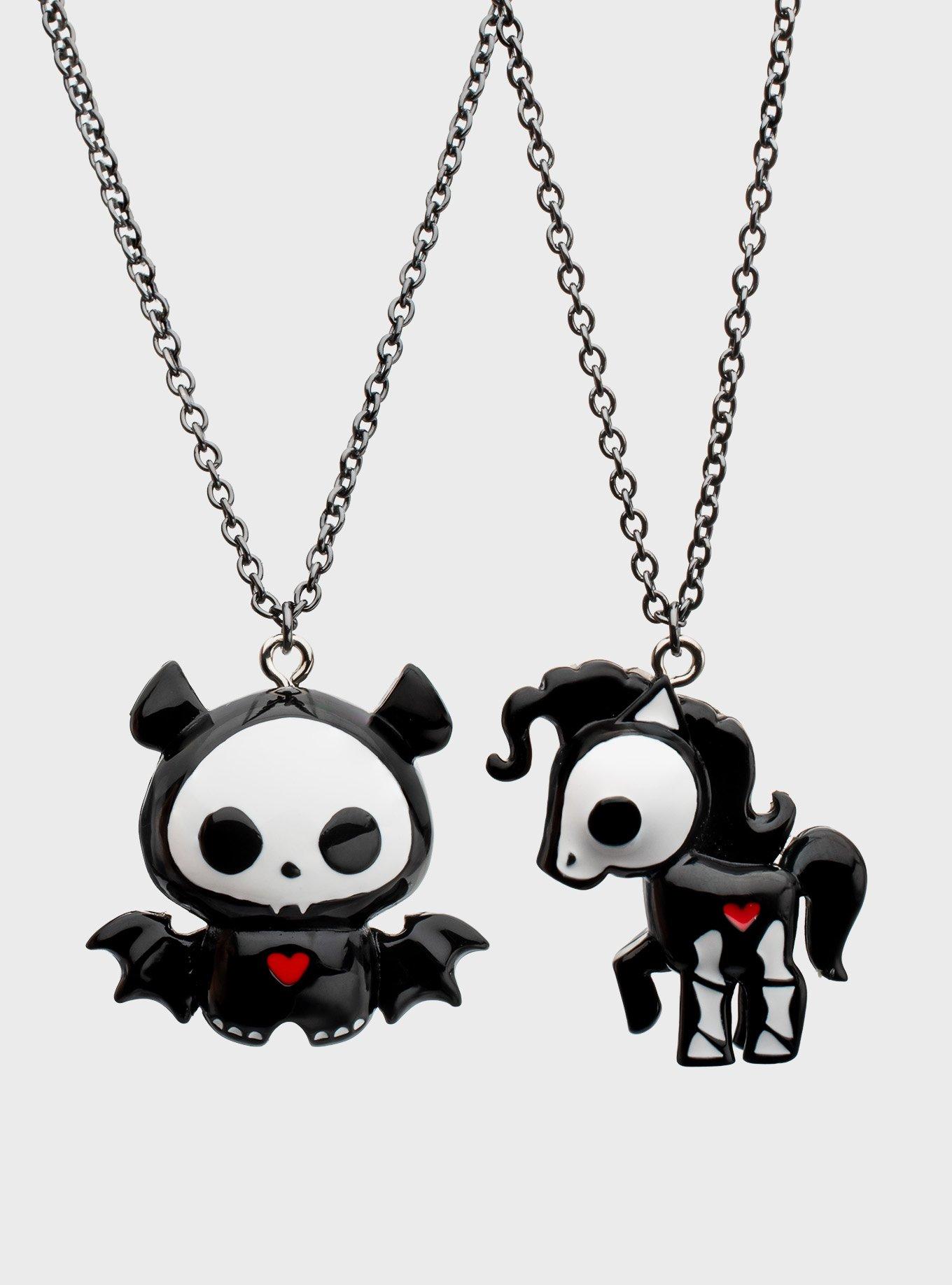 Skelanimals Diego & Carrie Best Friend Necklace Set, , hi-res
