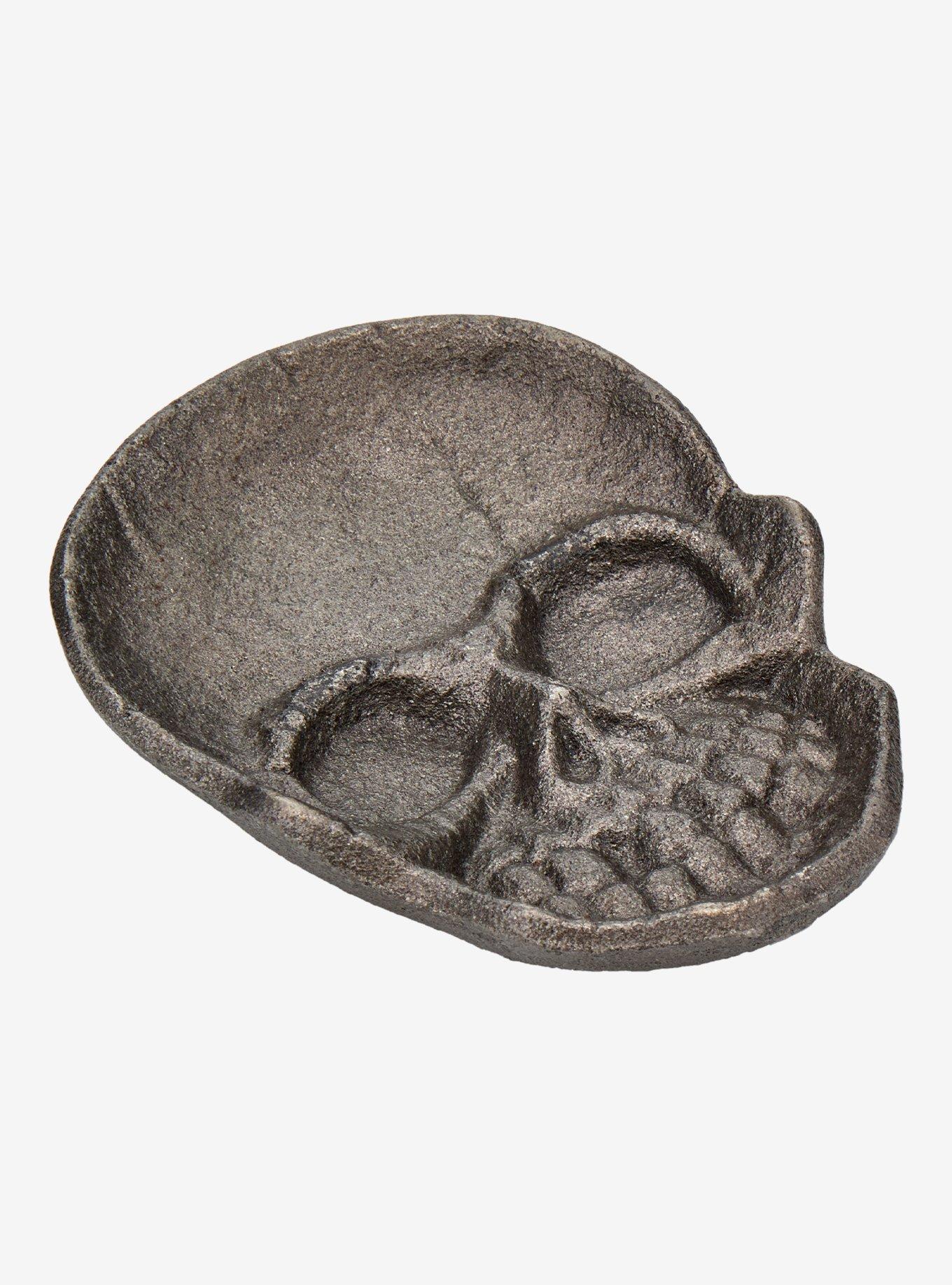 Skull Cast Iron Trinket Dish, , hi-res