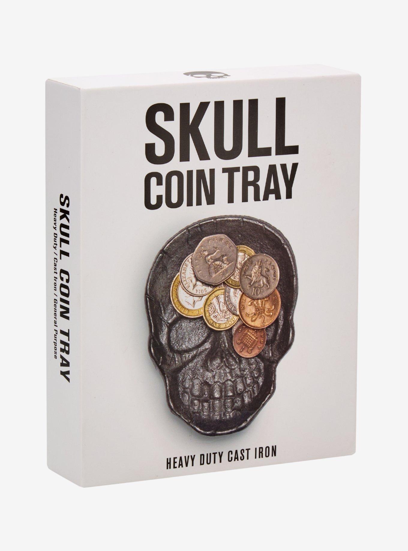 Skull Cast Iron Trinket Dish, , alternate