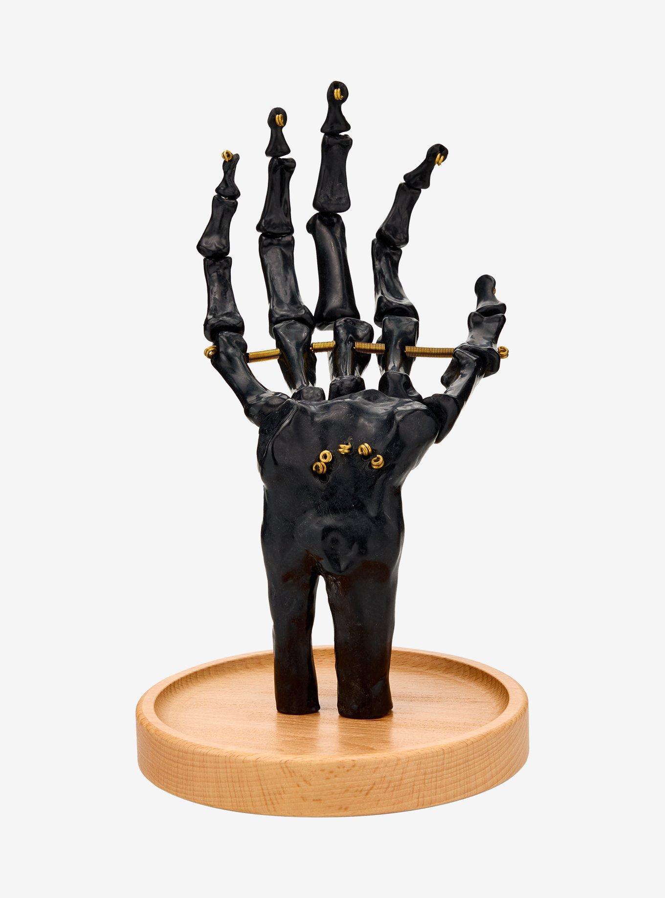 Black Skeleton Hand Jewelry Stand, , hi-res
