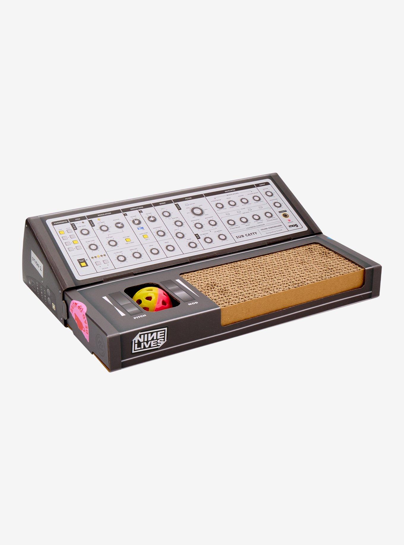 Cat Playhouse Cardboard Synthesizer Cat Scratcher, , hi-res