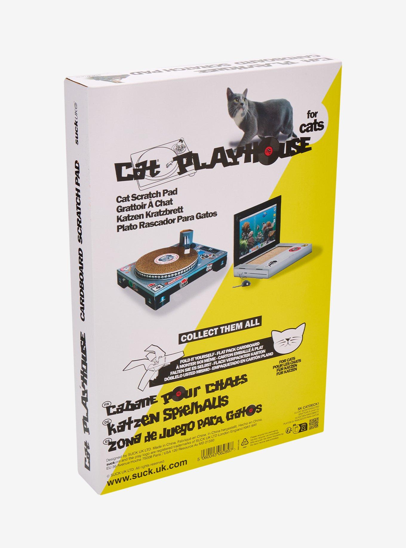 Cat Playhouse Cardboard Turntable Cat Scratcher, , alternate