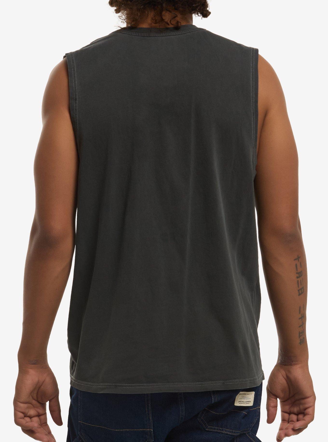 Twenty One Pilots Breach Album Cover Muscle Tank Top, BLACK, alternate