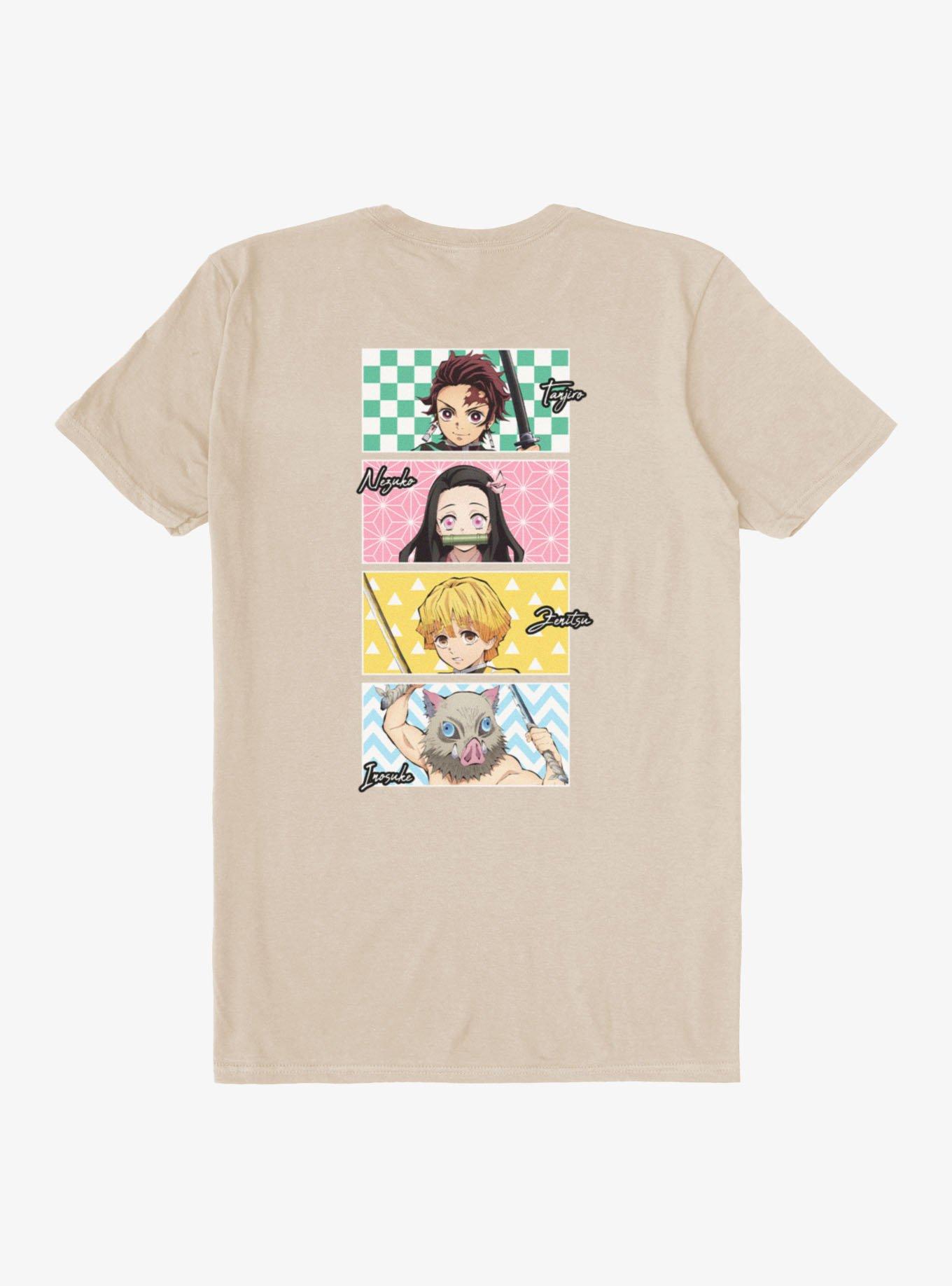 Demon Slayer: Kimetsu No Yaiba Character Panels T-Shirt, , hi-res