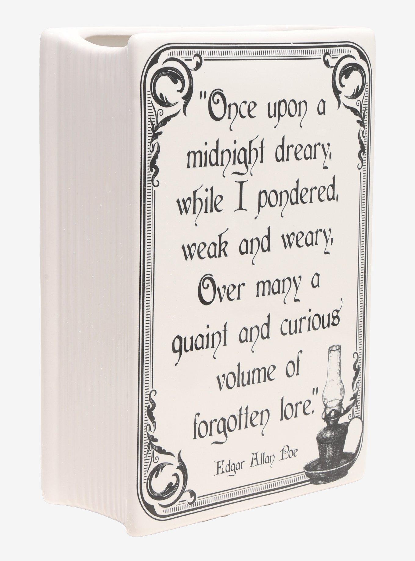 The Raven By Edgar Allan Poe Book Vase, , hi-res