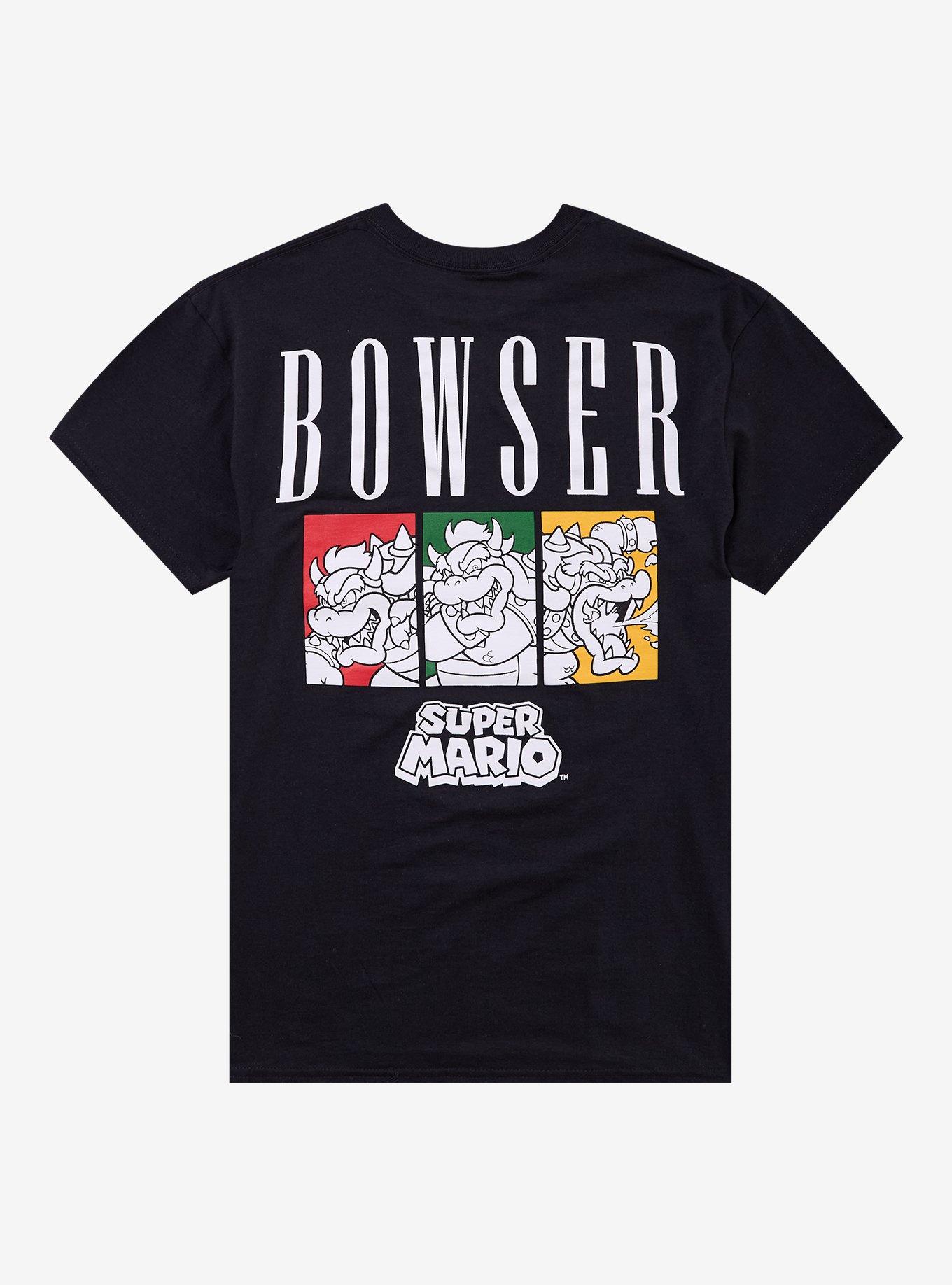 Super Mario Bowser Grid T-Shirt, , hi-res