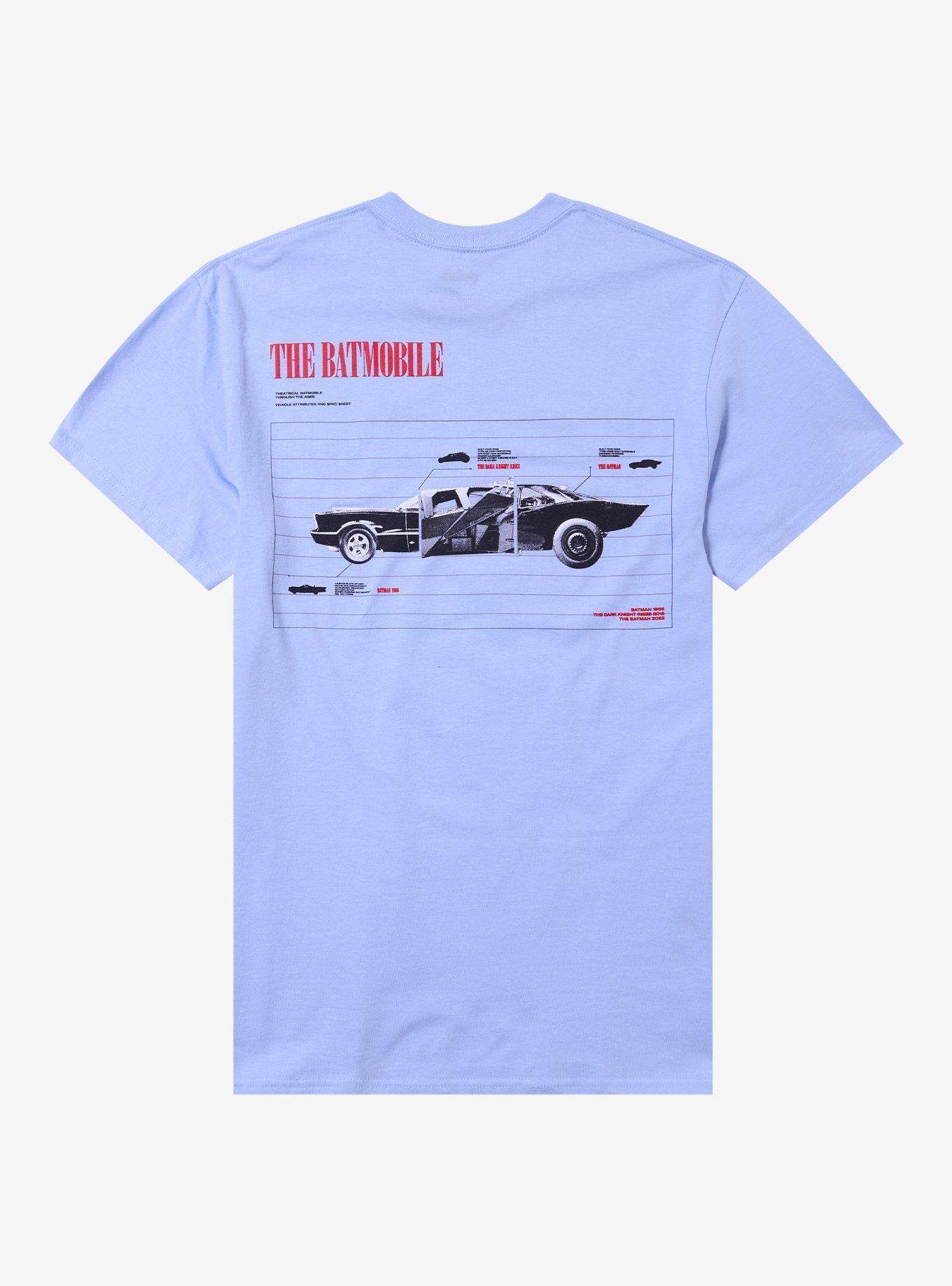 DC Comics Batman The Batmobile Chart T-Shirt, , hi-res