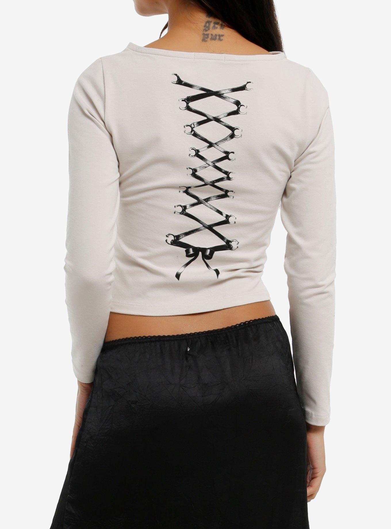 Social Collision Talk To The Bow Long-Sleeve Top, , hi-res