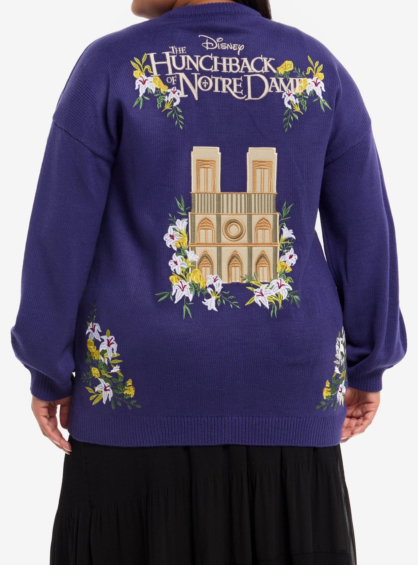 Disney The Hunchback Of Notre Dame Embroidered Cardigan Plus Size, , hi-res