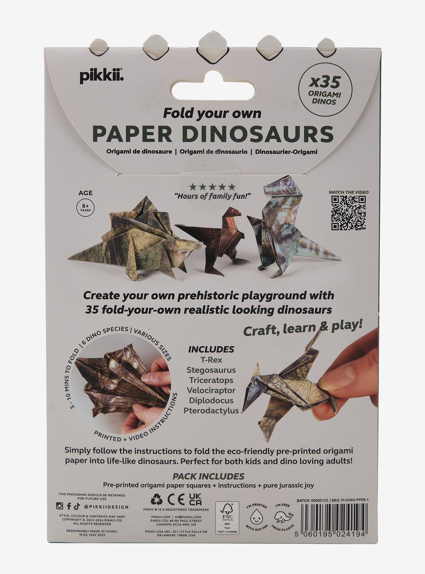 Paper Dinos Origami Kit, , alternate