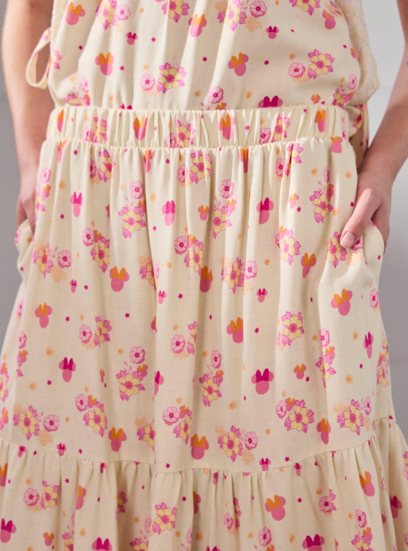 Disney Minnie Mouse Floral Maxi Skirt, PINK, alternate - view 6