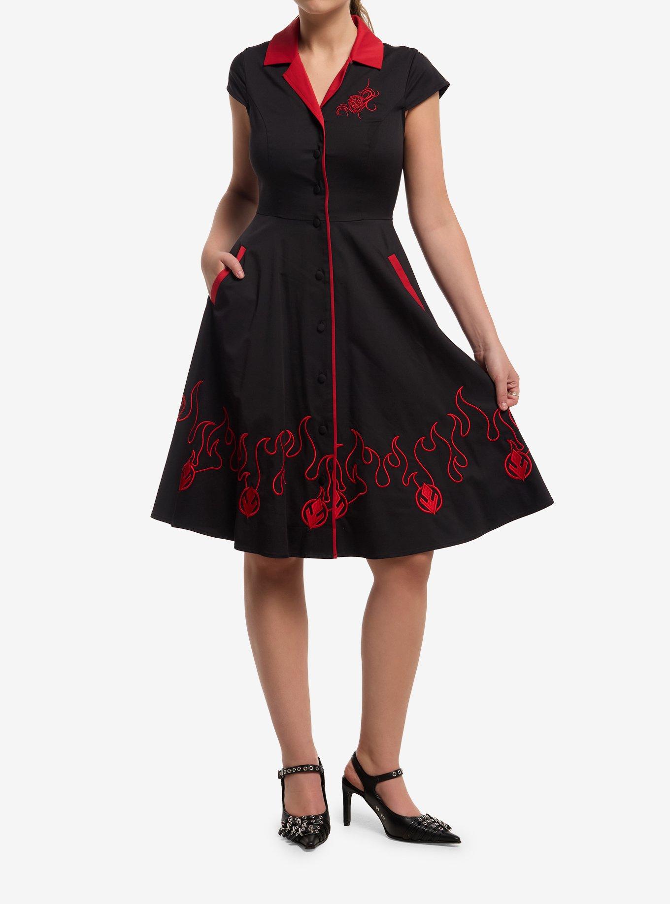 Star Wars Darth Maul Retro Collared Dress Her Universe Exclusive, , hi-res