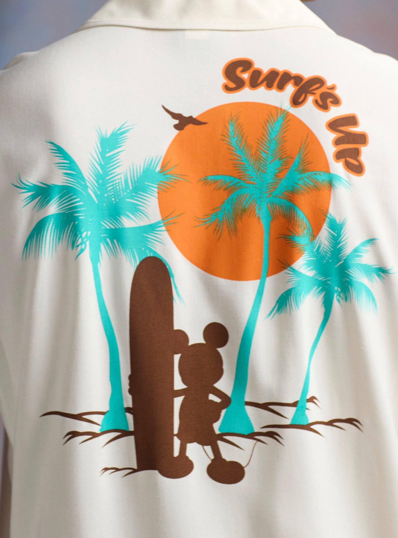 Our Universe Disney Mickey Mouse Surfing Woven Button-Up Our Universe Exclusive, MULTI, alternate - view 5