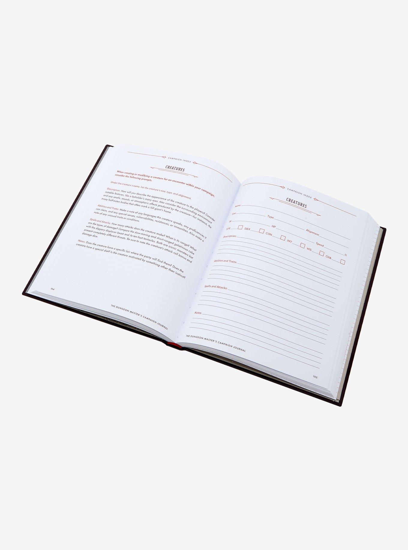 Dungeons & Dragons The Dungeon Master's Campaign Journal, , alternate