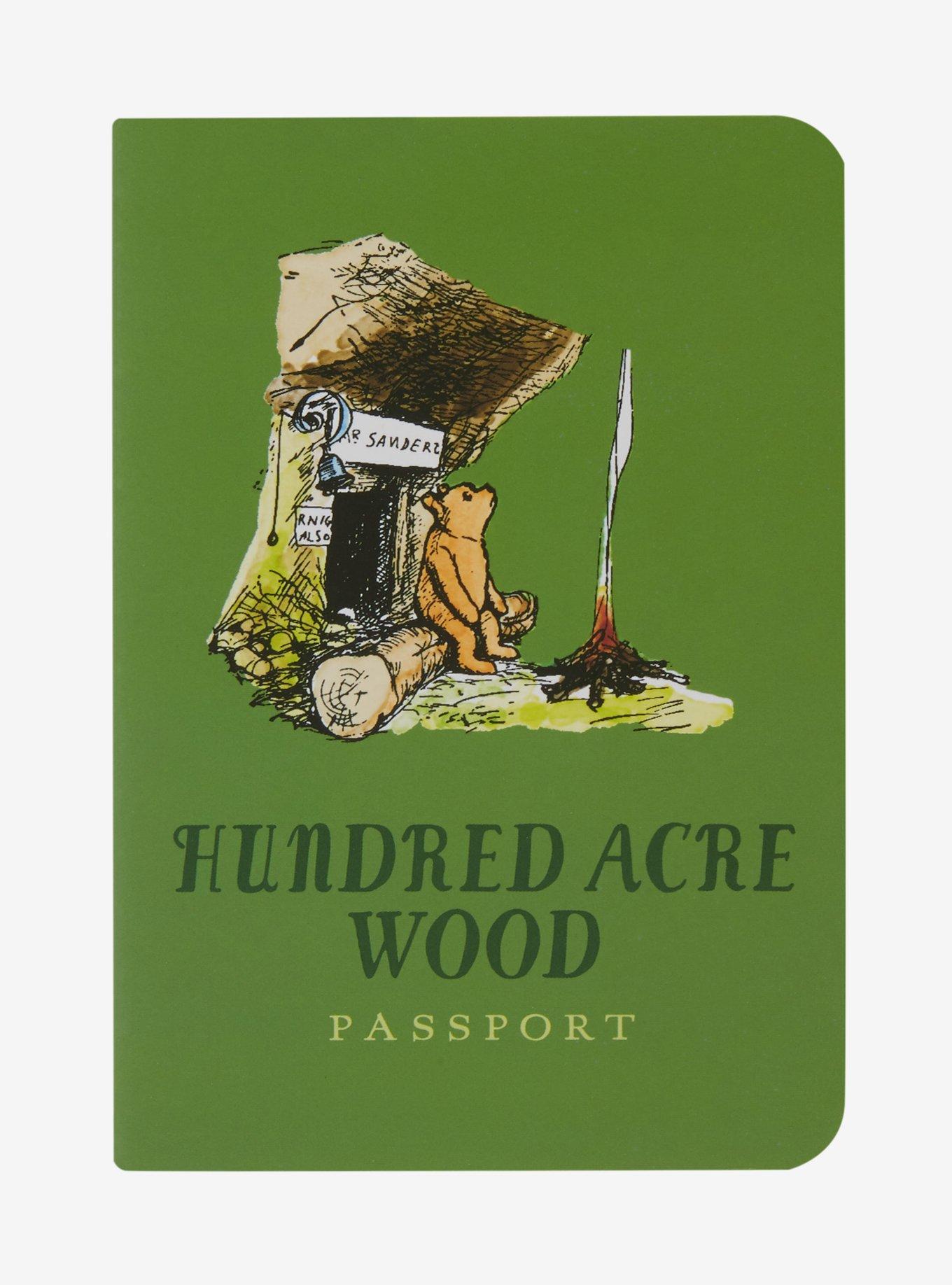 Winnie the Pooh Hundred Acre Wood Passport Notebook, , hi-res