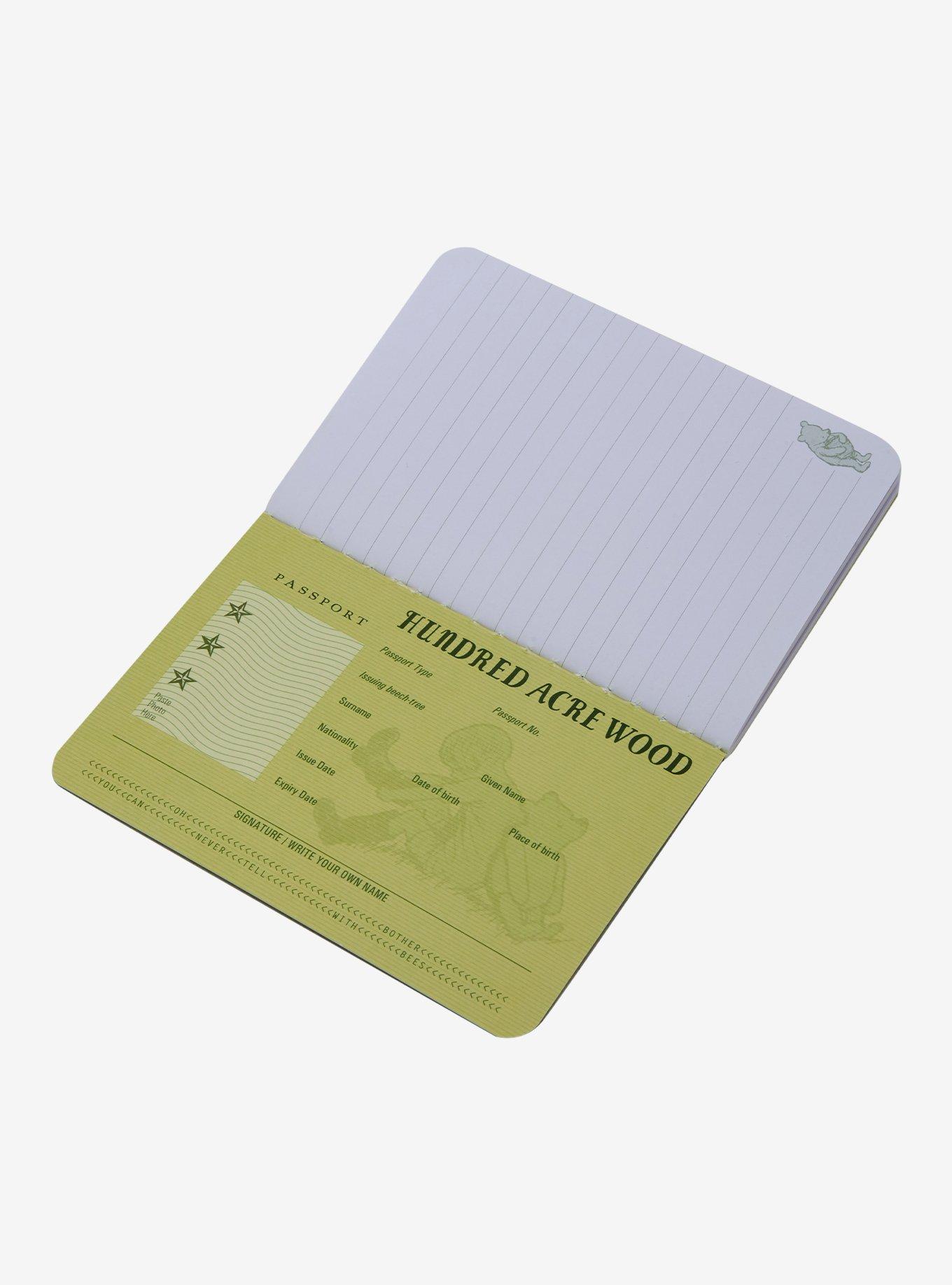 Winnie the Pooh Hundred Acre Wood Passport Notebook, , alternate