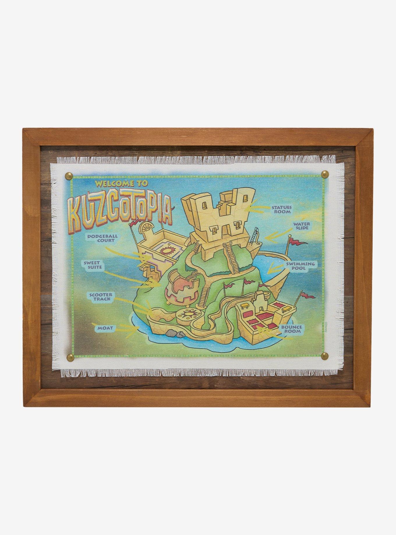 Disney The Emperor's New Groove Kuzcotopia Map Wall Art - BoxLunch Exclusive