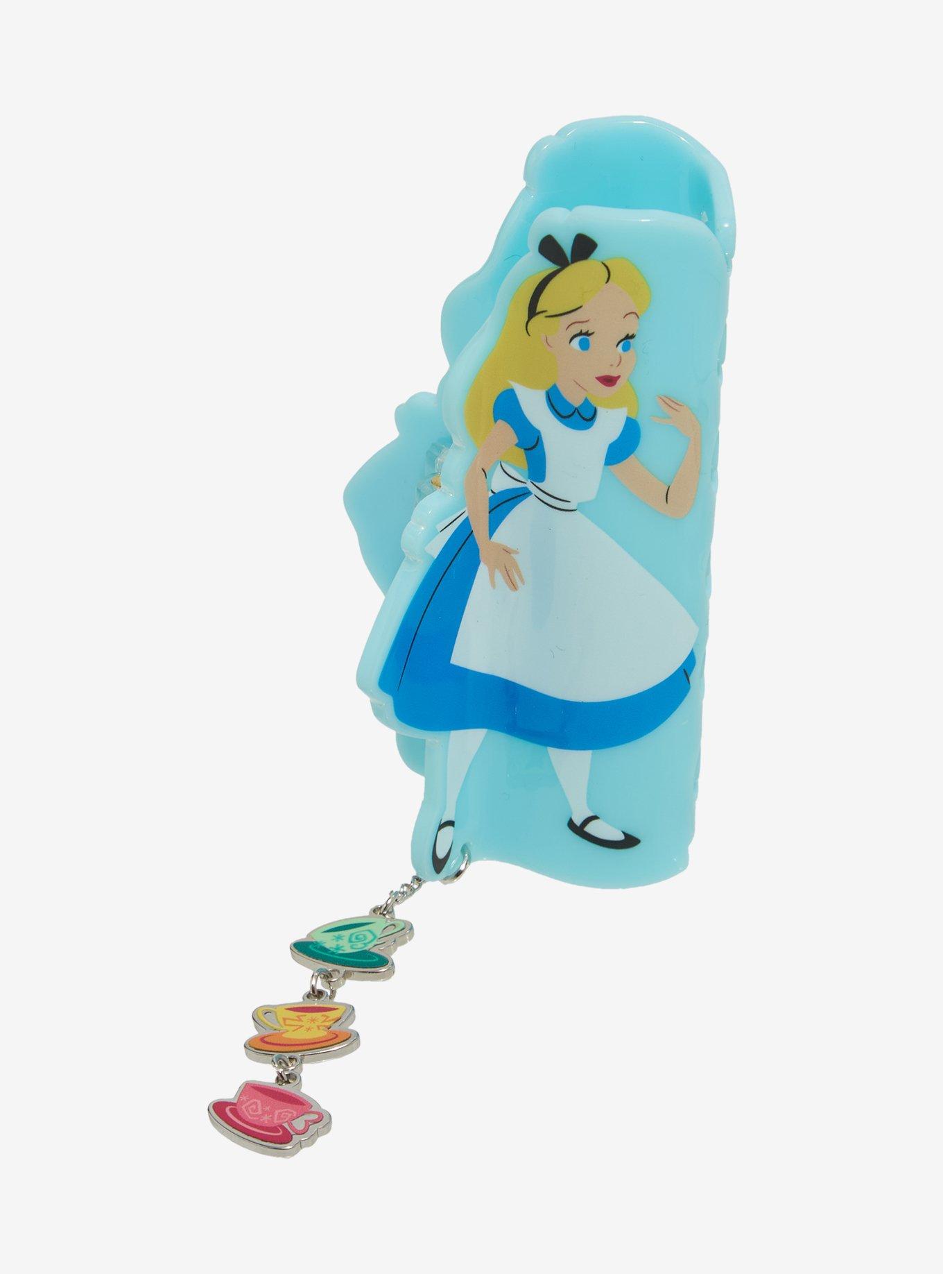 Disney Alice in Wonderland Dangling Tea Cups Claw Clip &mdash; BoxLunch Exclusive, , hi-res