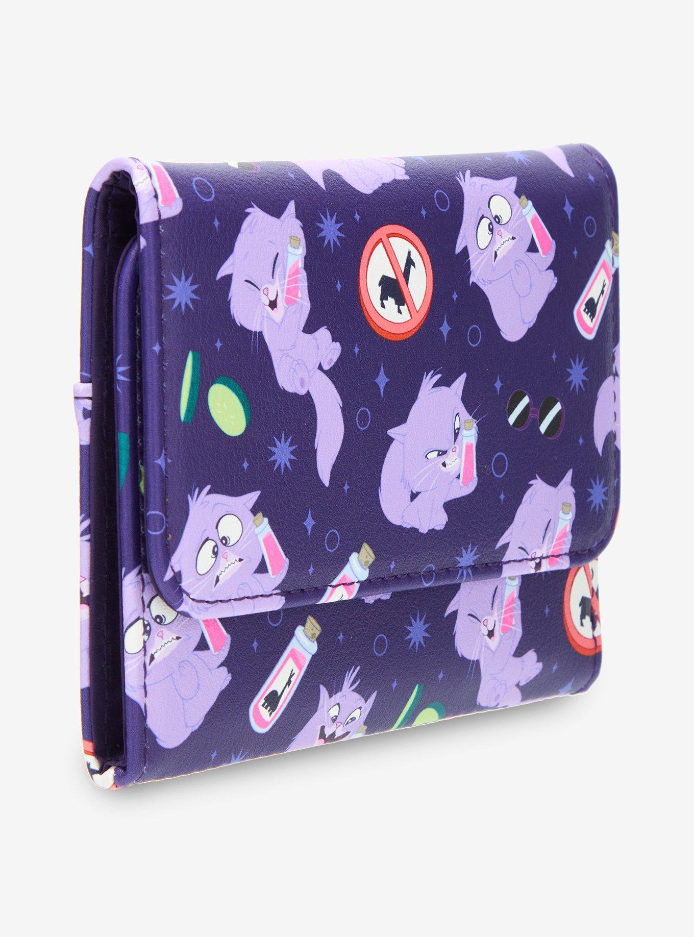 Loungefly Disney The Emperor's New Groove Yzma Cat Print Mini Wallet, , hi-res