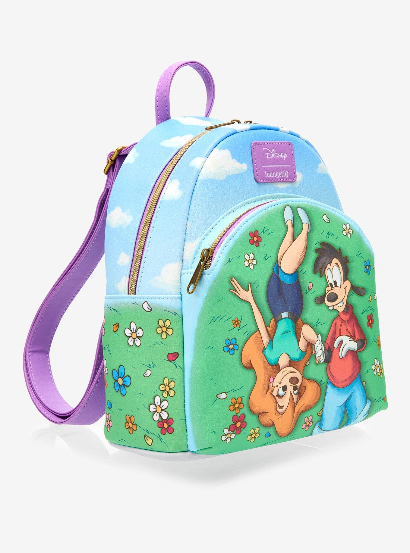Loungefly Disney A Goofy Movie Max & Roxanne Flower Field Mini Back, , hi-res