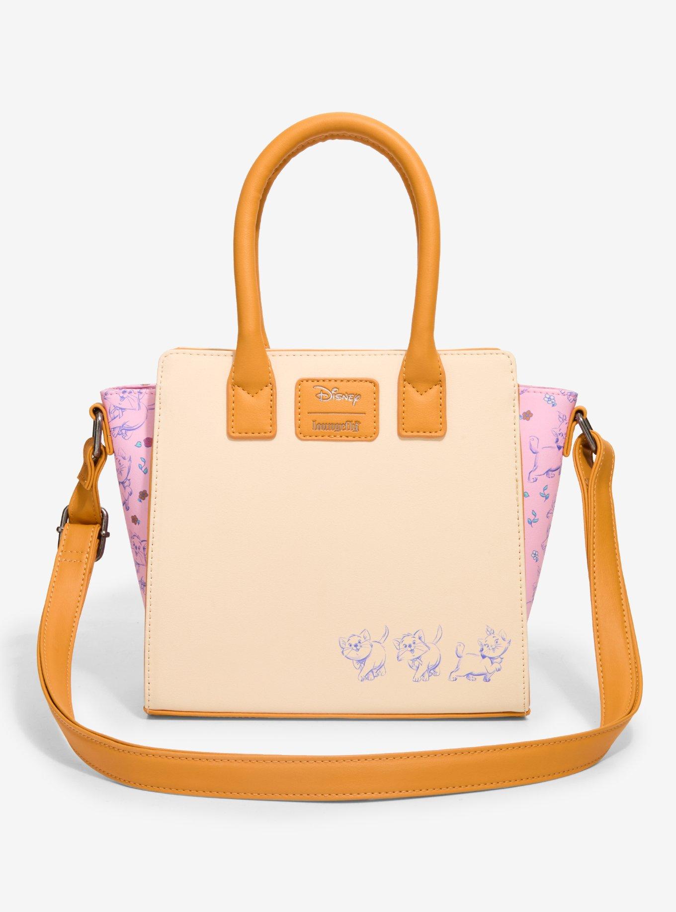 Loungefly Disney The Aristocats Floral Satchel Bag, , alternate