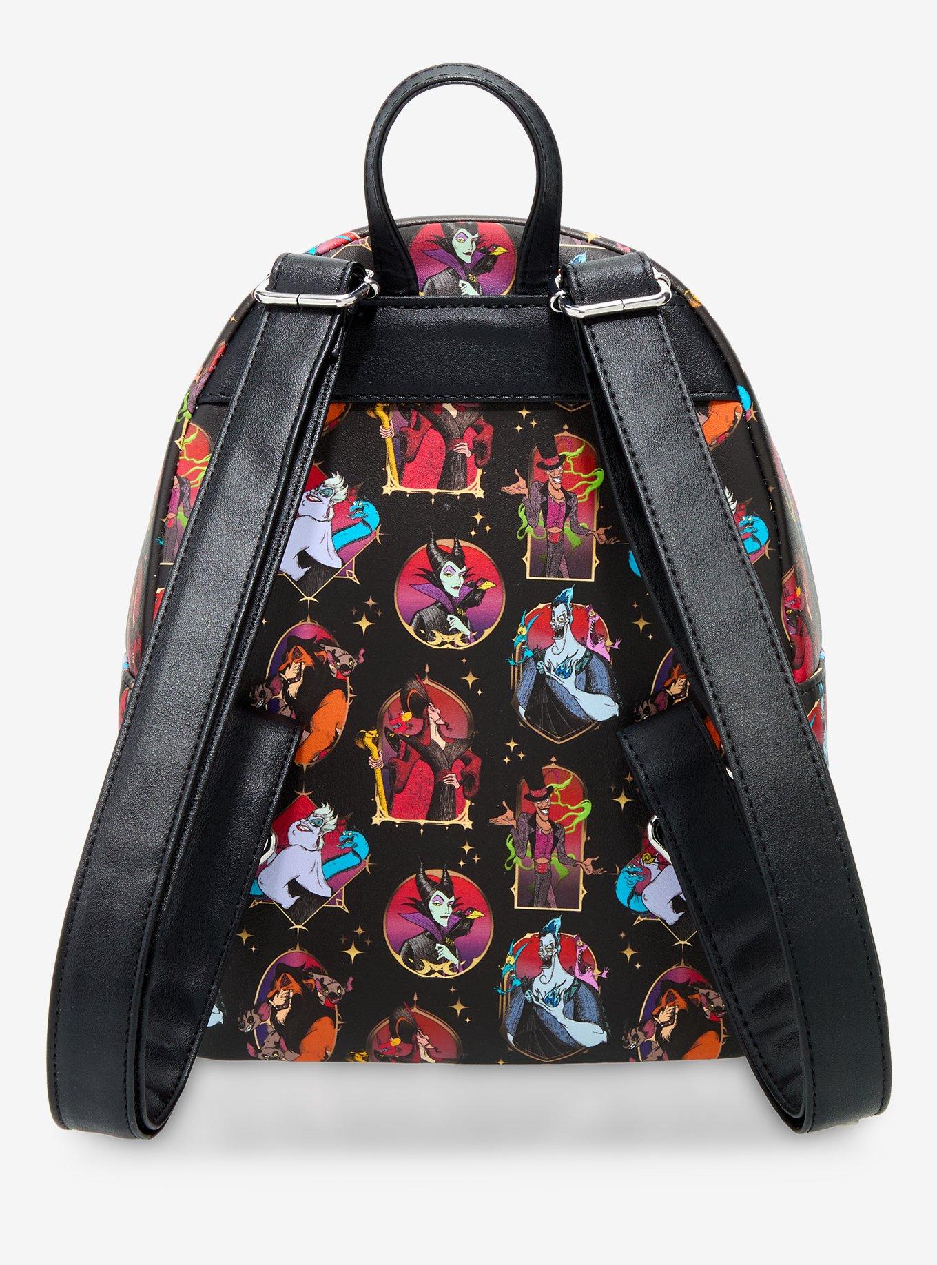 Loungefly Disney Villains Portrait Stars Mini Backpack, , alternate