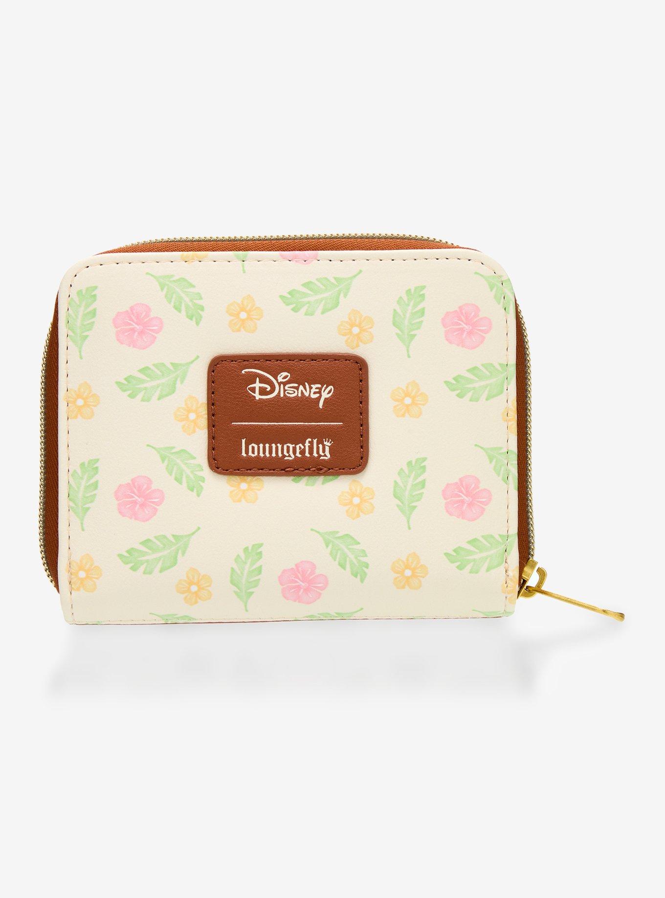 Loungefly Disney Stitch Tropical Quote Mini Zipper Wallet, , alternate