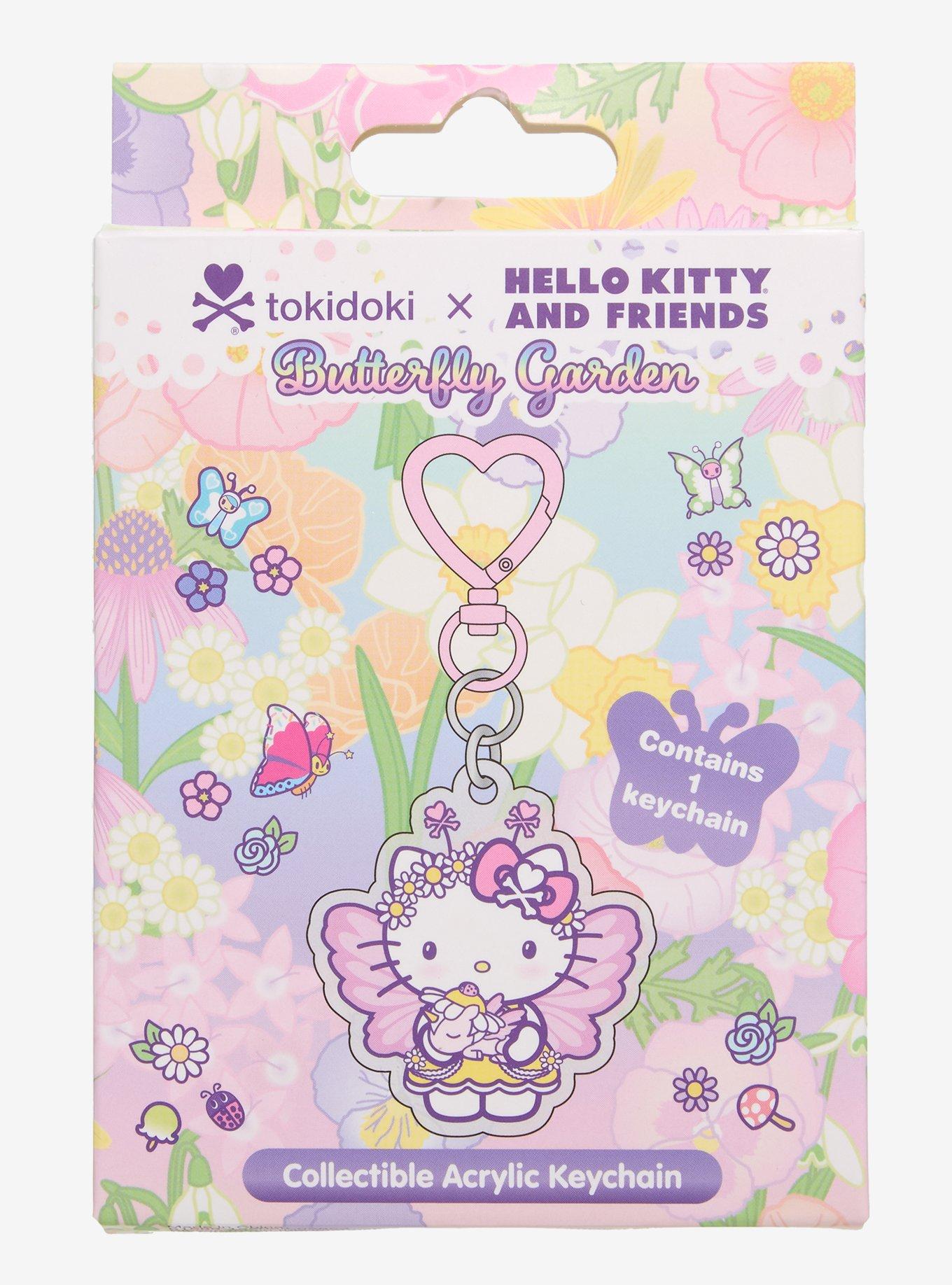 tokidoki x Sanrio Hello Kitty and Friends Butterfly Garden Blind Box Keychain, , hi-res