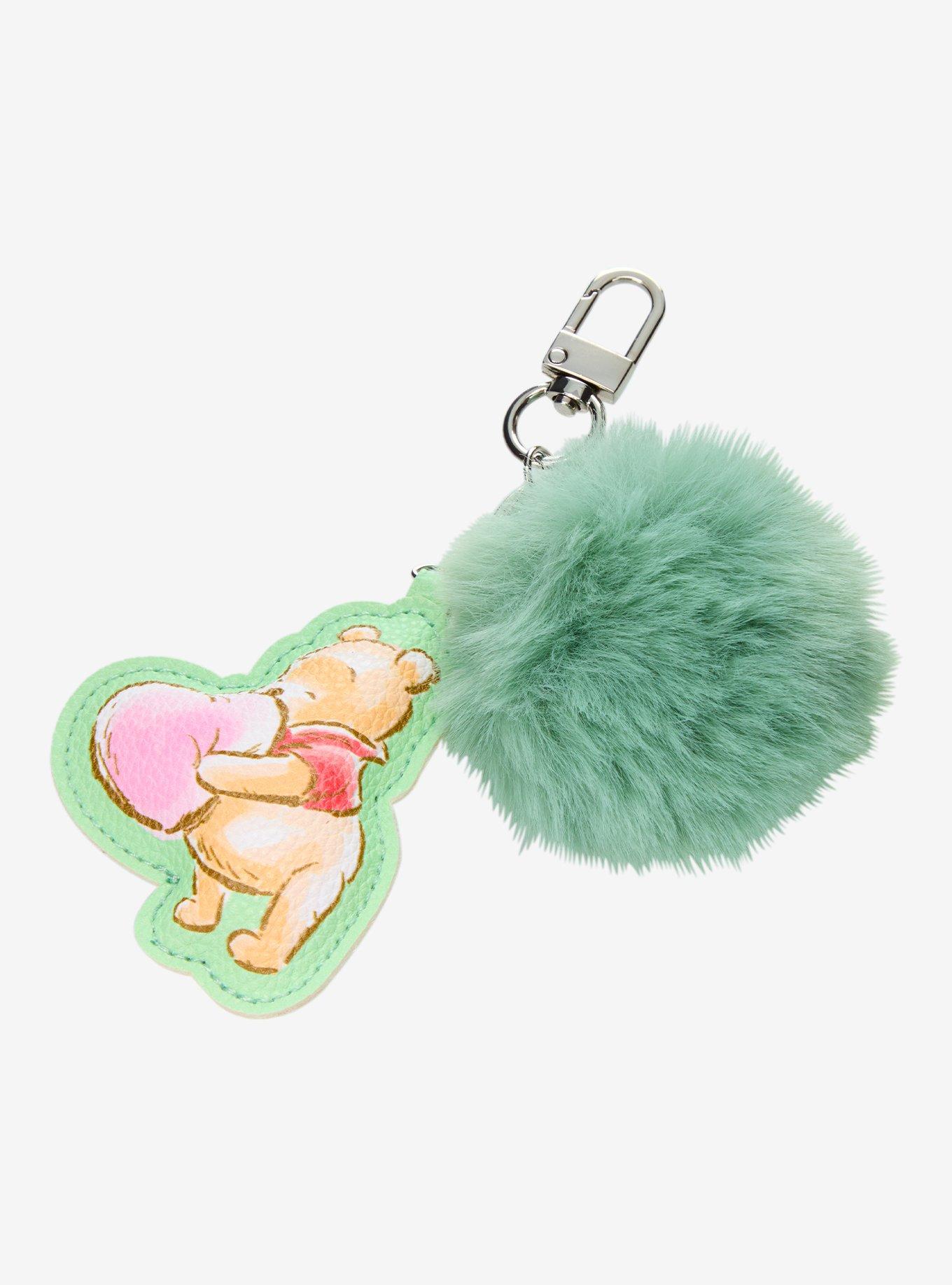 Disney Winnie the Pooh Multi-Charm Pom Pom Keychain - BoxLunch Exclusive, , hi-res