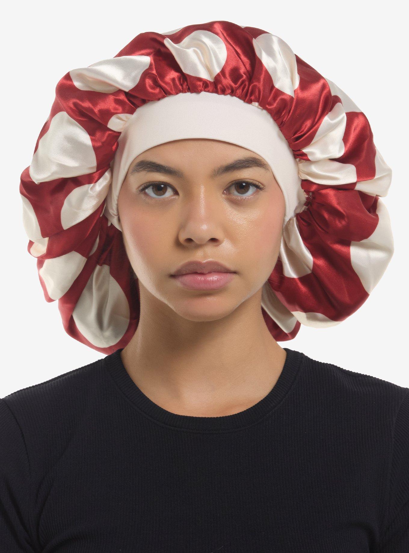 Mushroom Cottagecore Reversible Satin Bonnet, , hi-res