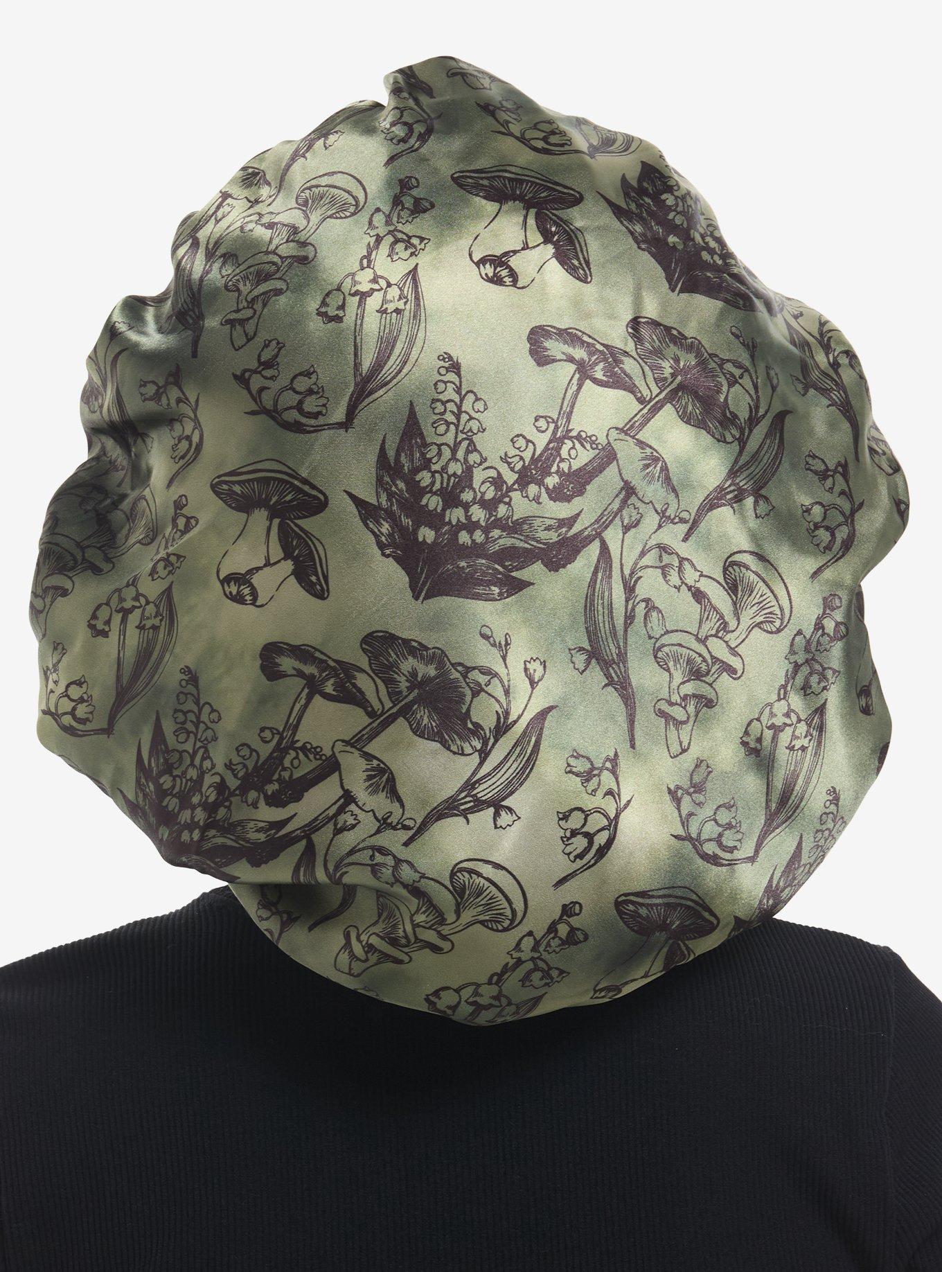 Mushroom Cottagecore Reversible Satin Bonnet, , alternate