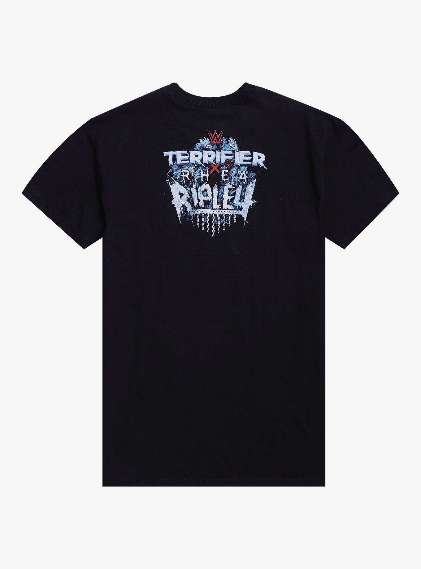 WWE Rhea Ripley X Terrifier Holiday T-Shirt, , hi-res