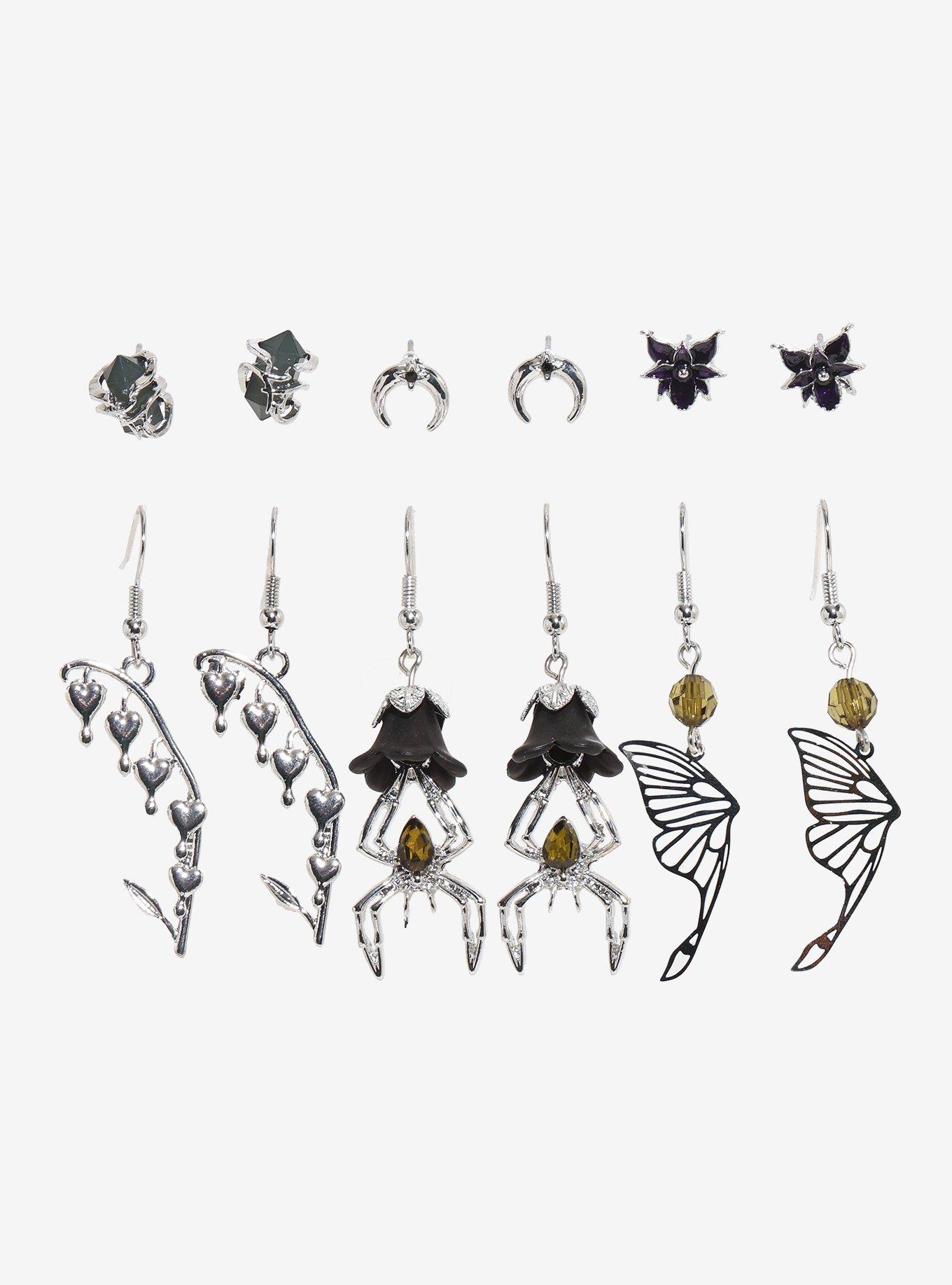 Thorn & Fable Spider Flower Earring Set, , hi-res