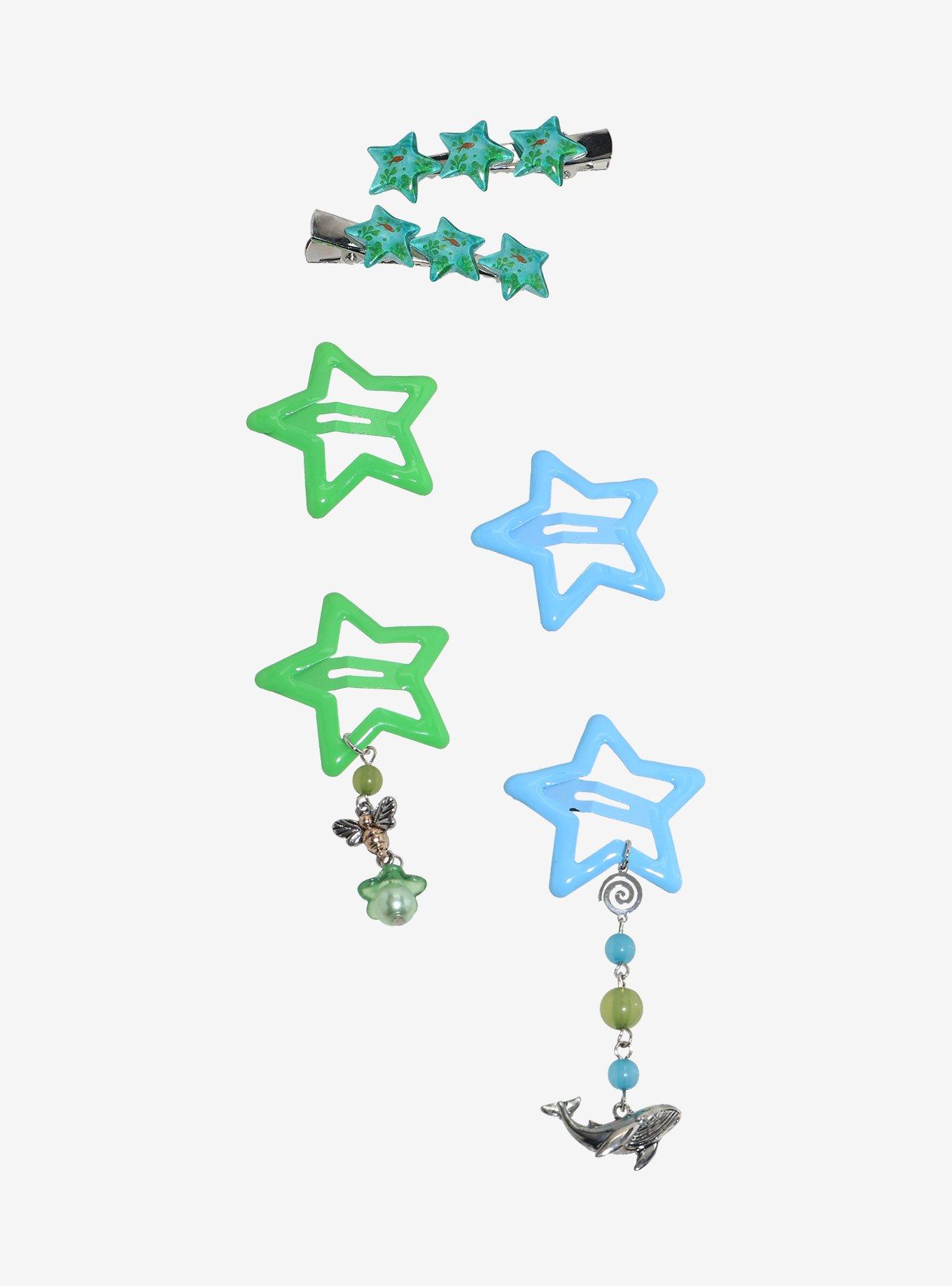 Aquatic Creature Star Hair Clip Set, , hi-res