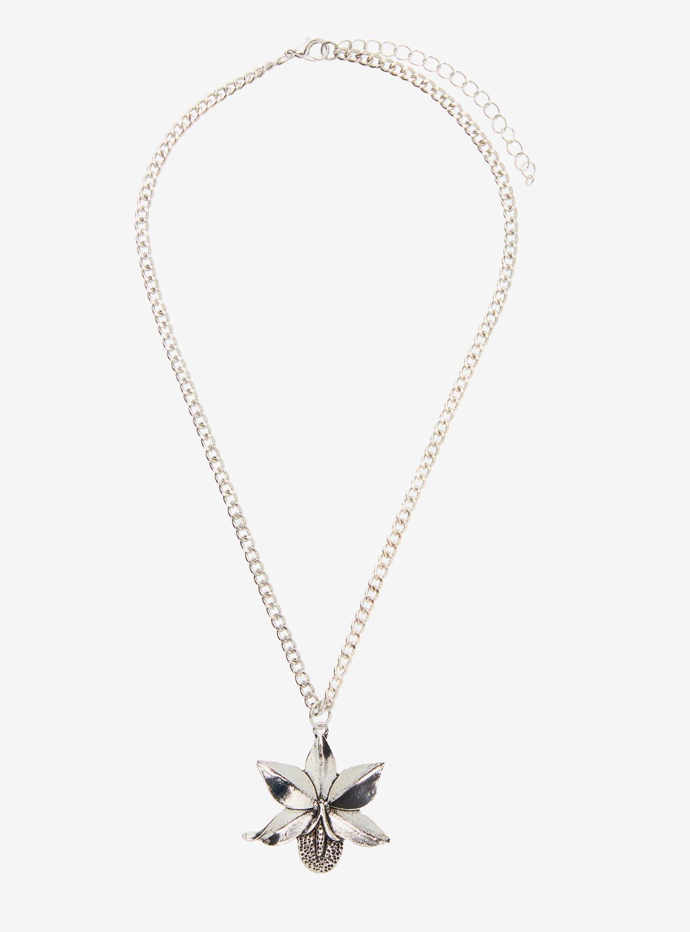 Sweet Society Orchid Necklace, , hi-res