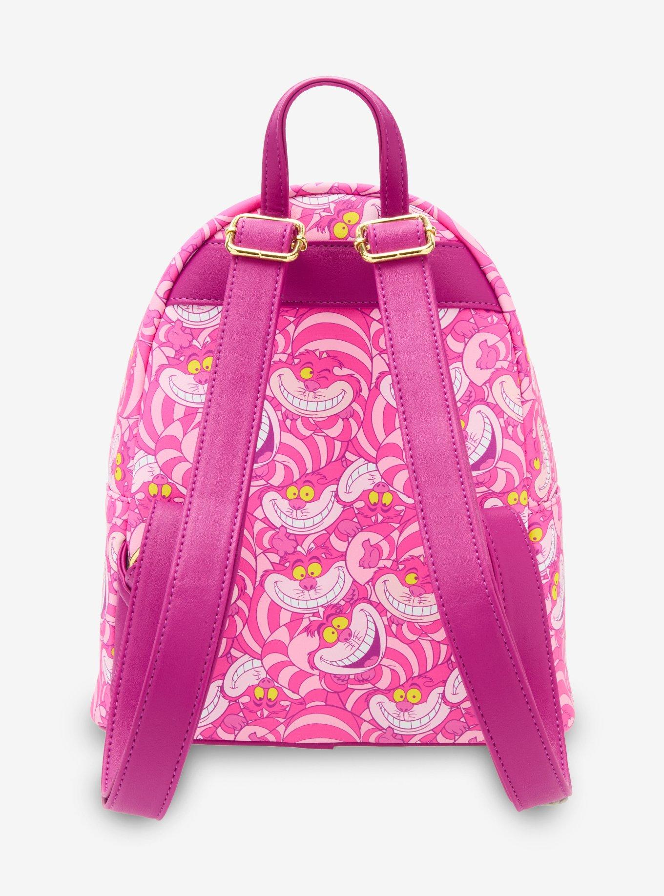 Loungefly Disney Alice In Wonderland Cheshire Cat Collage Mini Backpack, , alternate