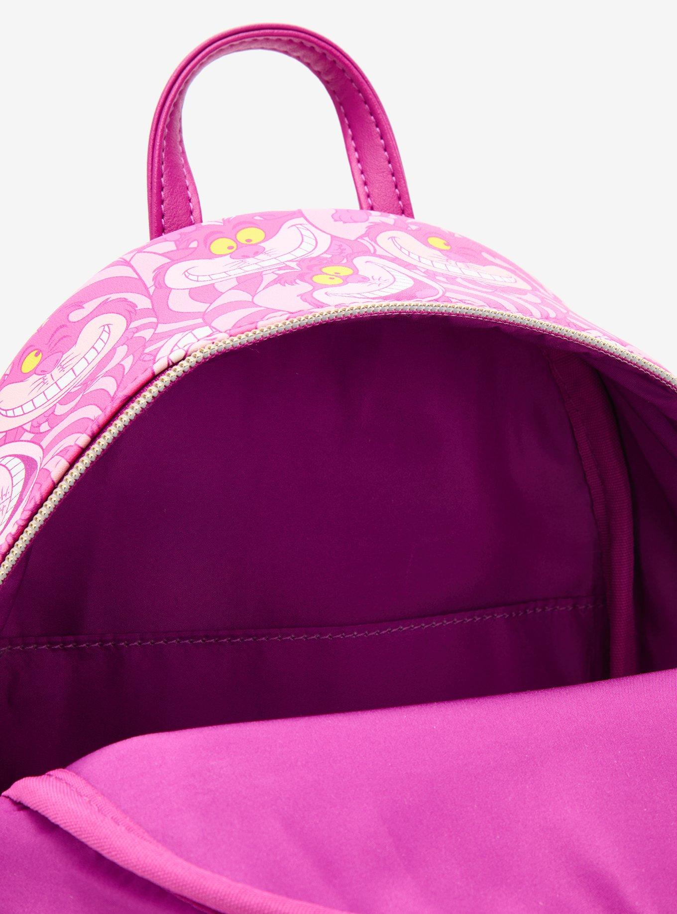 Loungefly Disney Alice In Wonderland Cheshire Cat Collage Mini Backpack, , alternate