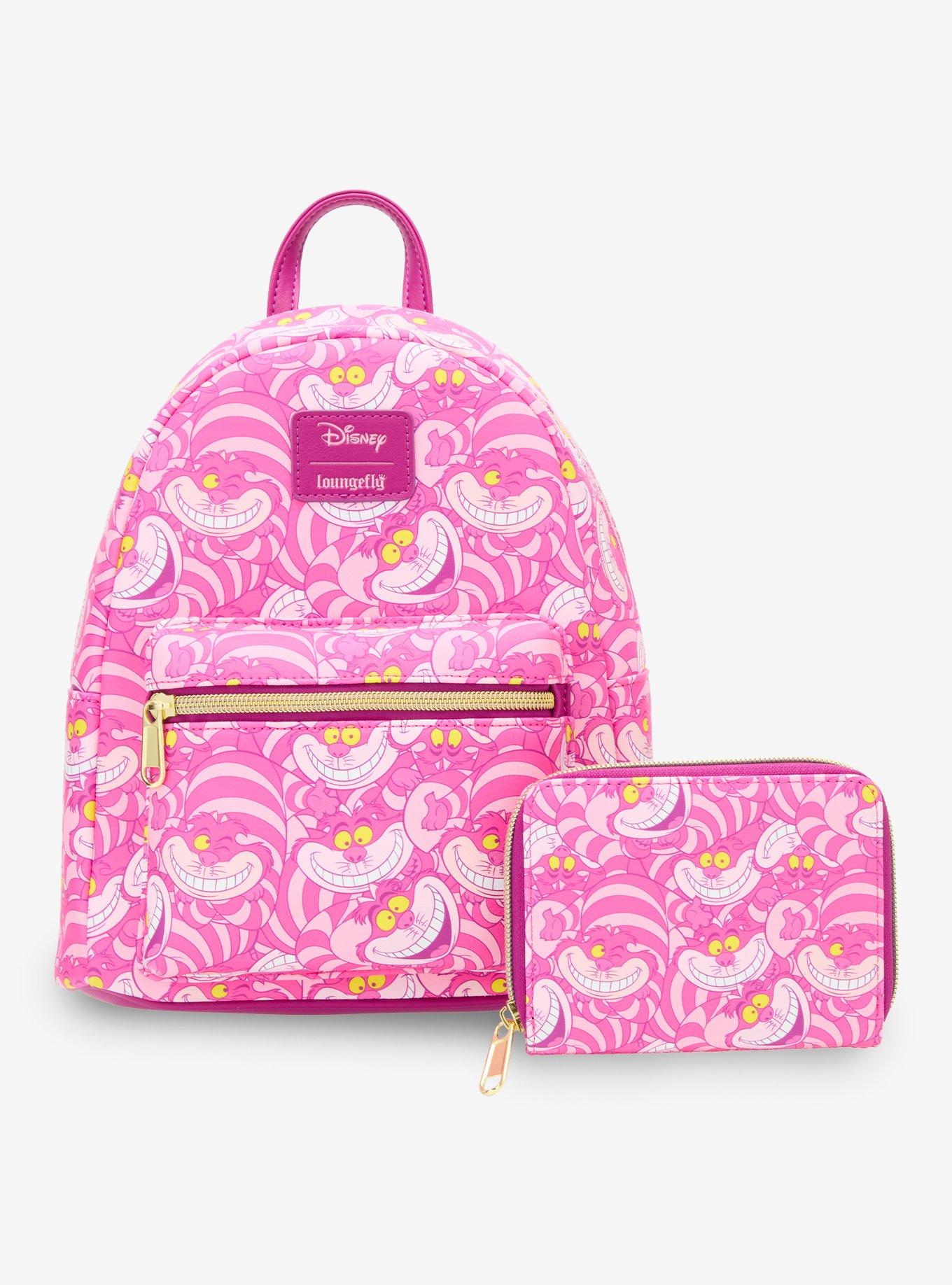 Loungefly Disney Alice In Wonderland Cheshire Cat Collage Mini Backpack, , alternate