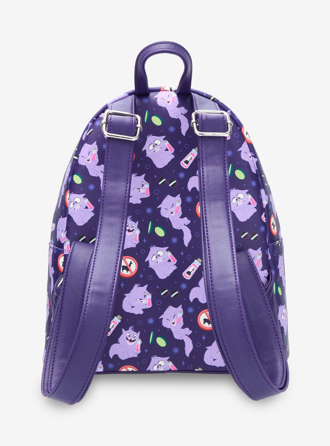 Loungefly Disney The Emperor's New Groove Yzma Cat Print Mini Backpack, , alternate