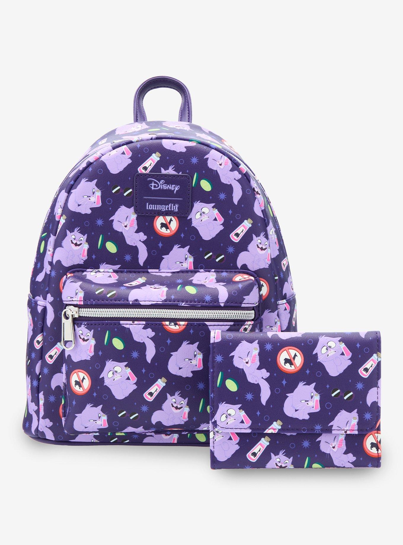 Loungefly Disney The Emperor's New Groove Yzma Cat Print Mini Backpack, , alternate