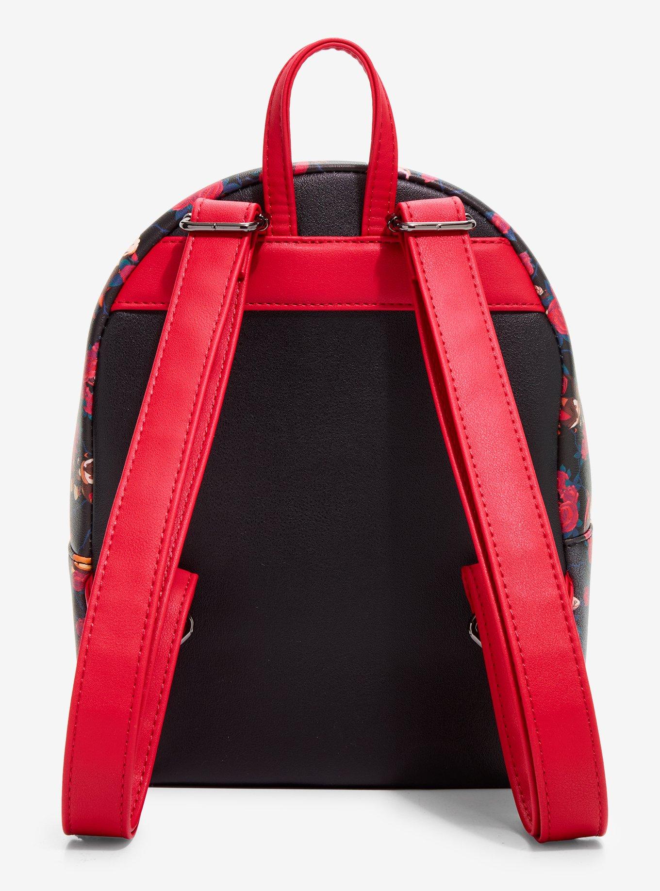 Loungefly Sonic The Hedgehog Shadow Roses Mini Backpack, , alternate - view 3