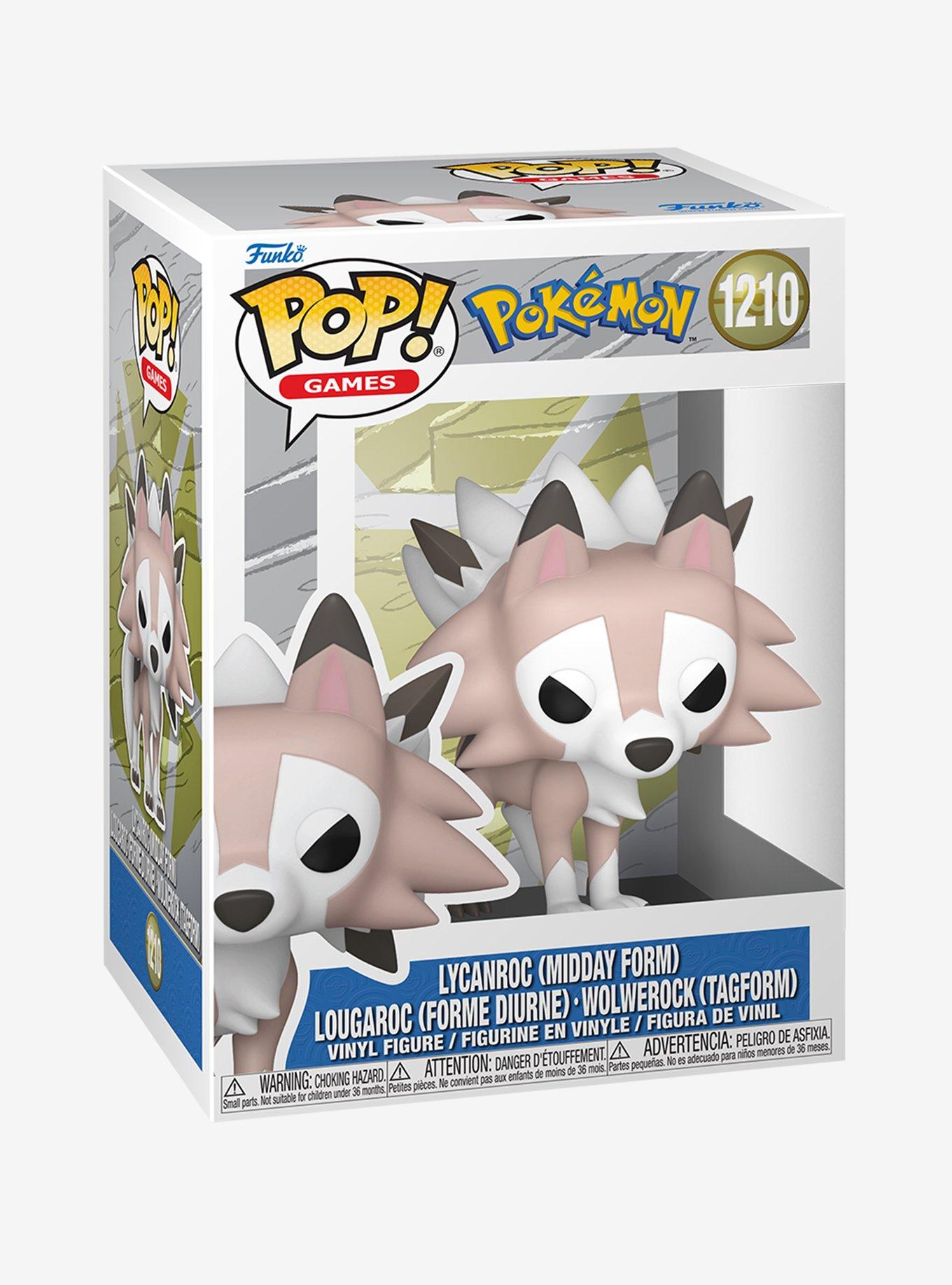 Funko Pop! Games Pok&eacute;mon Lycanroc (Midday Form) Vinyl Figure, , hi-res