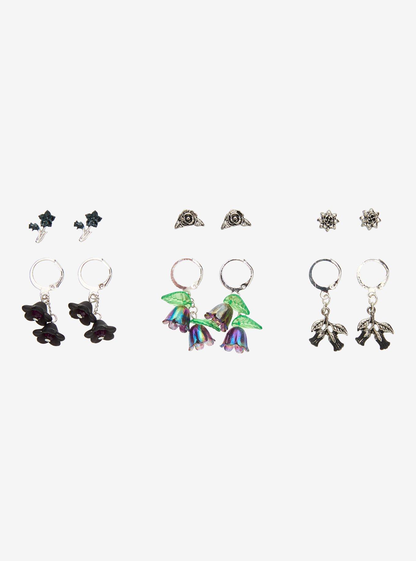 Thorn & Fable Gothic Garden Earring Set, , hi-res