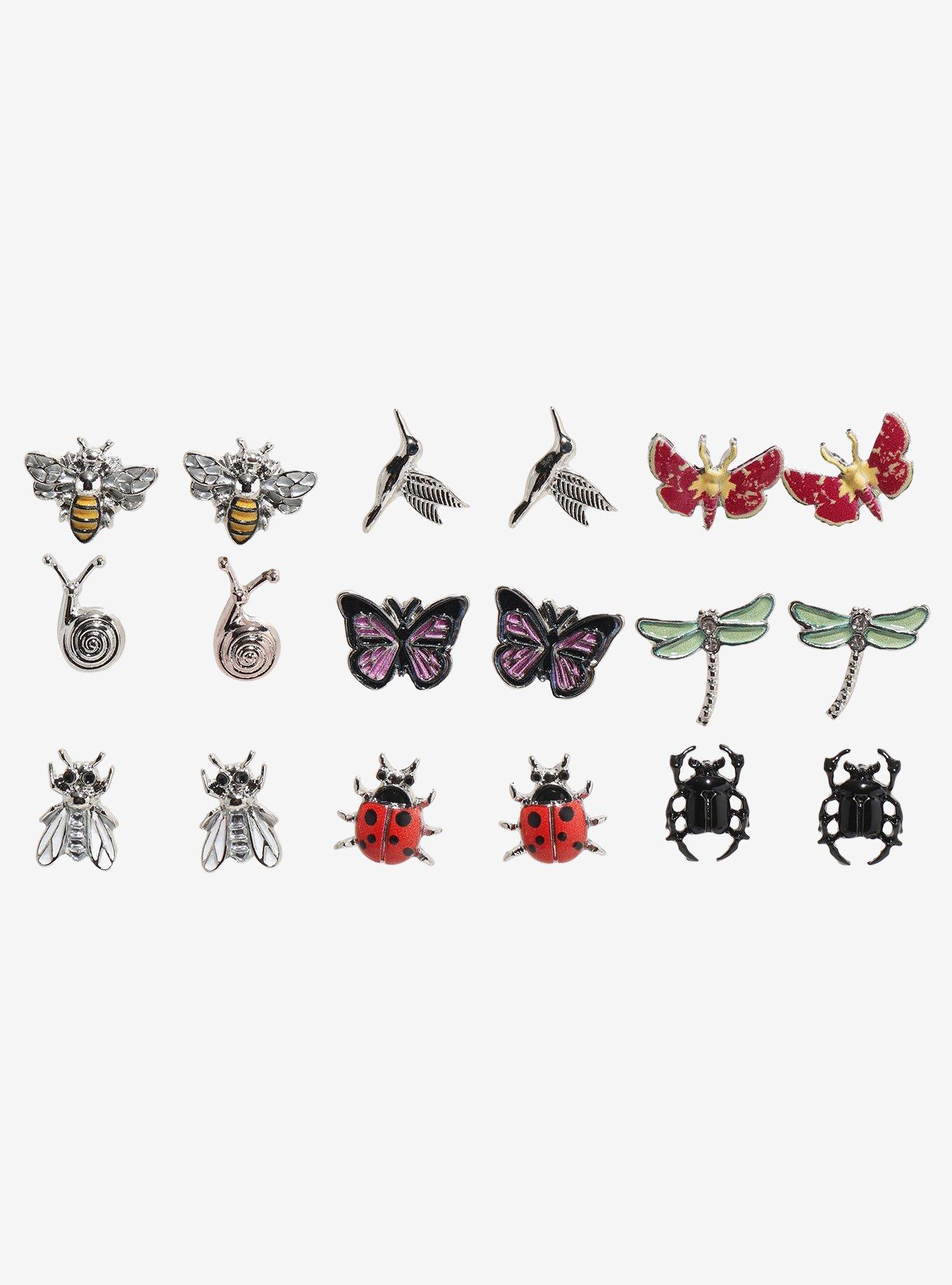 Thorn & Fable Bugs & Critters Stud Earring Set, , hi-res