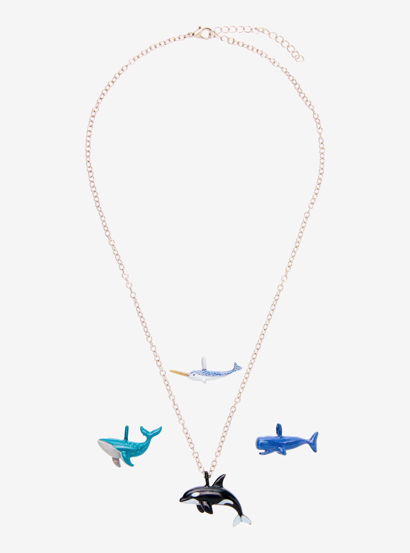 Thorn & Fable Whales Interchangeable Charms Necklace, , hi-res