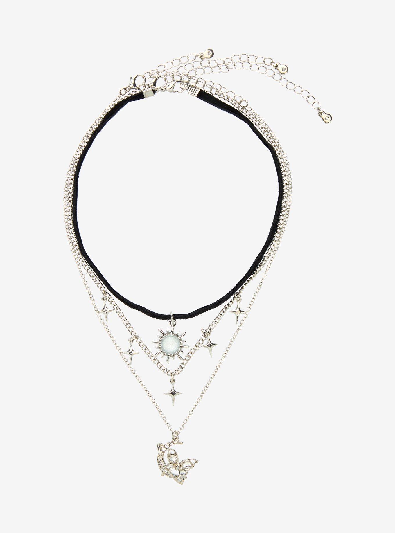 Cosmic Aura Celestial Butterfly Choker Set, , alternate