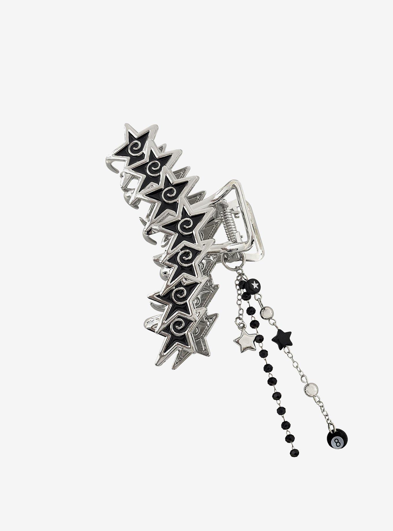 Social Collision Spiral Star Claw Hair Clip, , hi-res